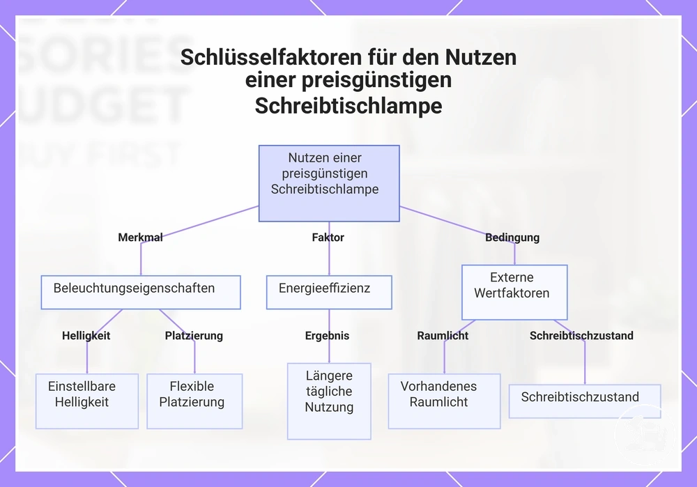 Schlüsselfaktoren für den Nutzen einer preisgünstigen Schreibtischlampe