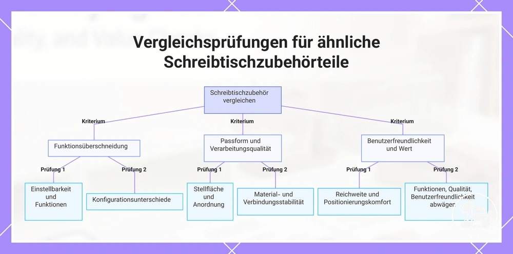 Vergleichsprüfungen für ähnliche Schreibtischzubehörteile