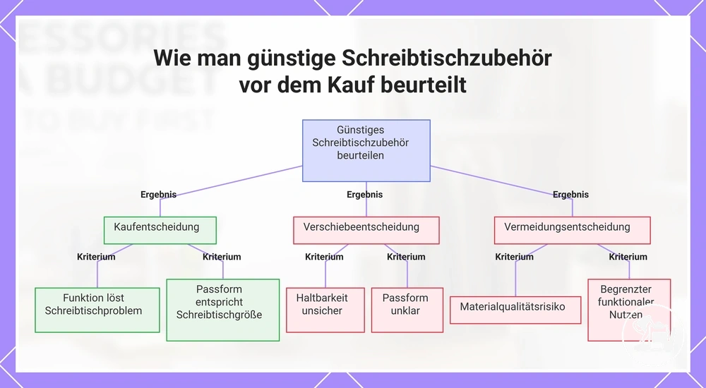 Wie man günstige Schreibtischzubehör vor dem Kauf beurteilt
