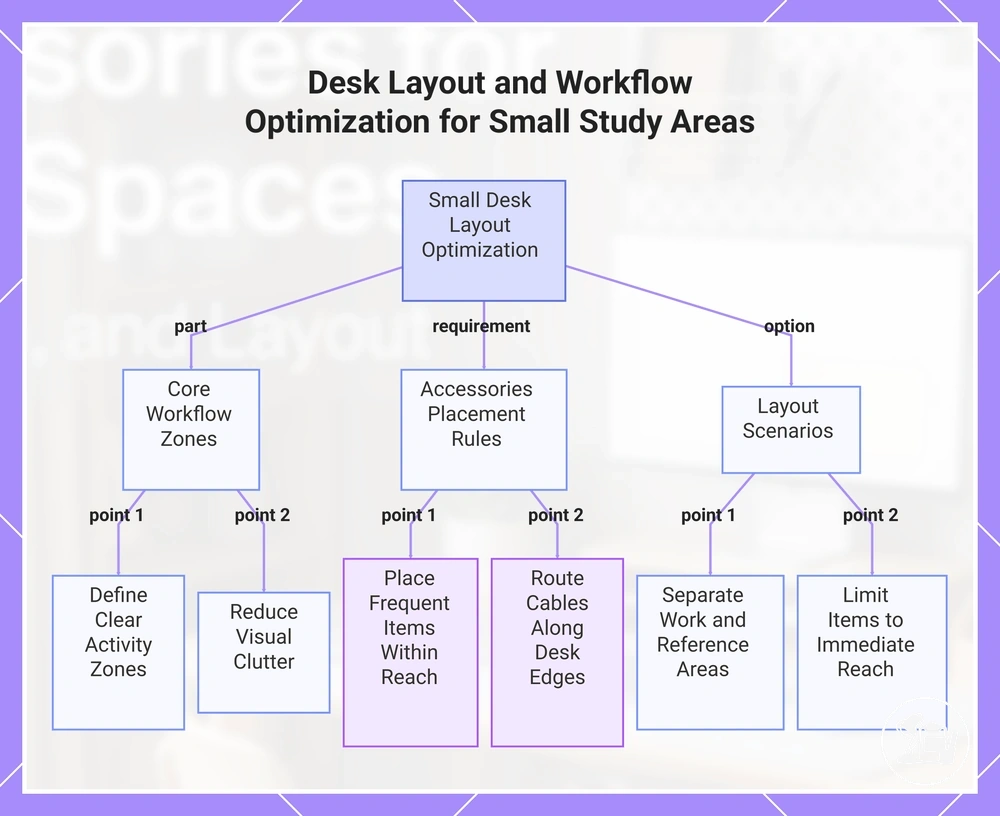 Desk Layout and Workflow Optimization for Small Study Areas