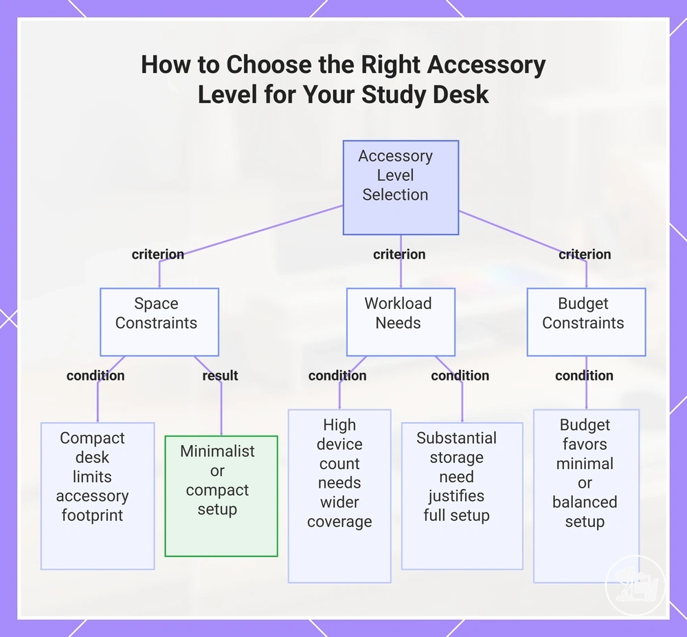 How to Choose the Right Accessory Level for Your Study Desk