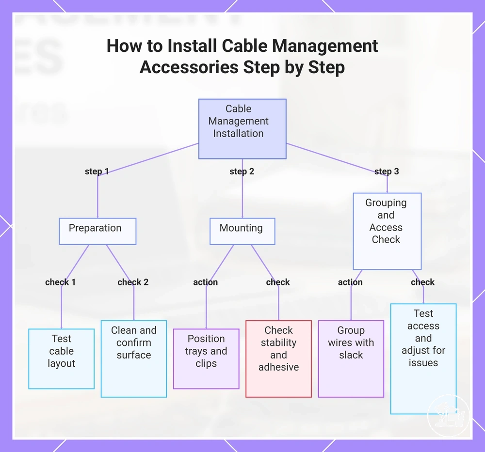 How to Install Cable Management Accessories Step by Step
