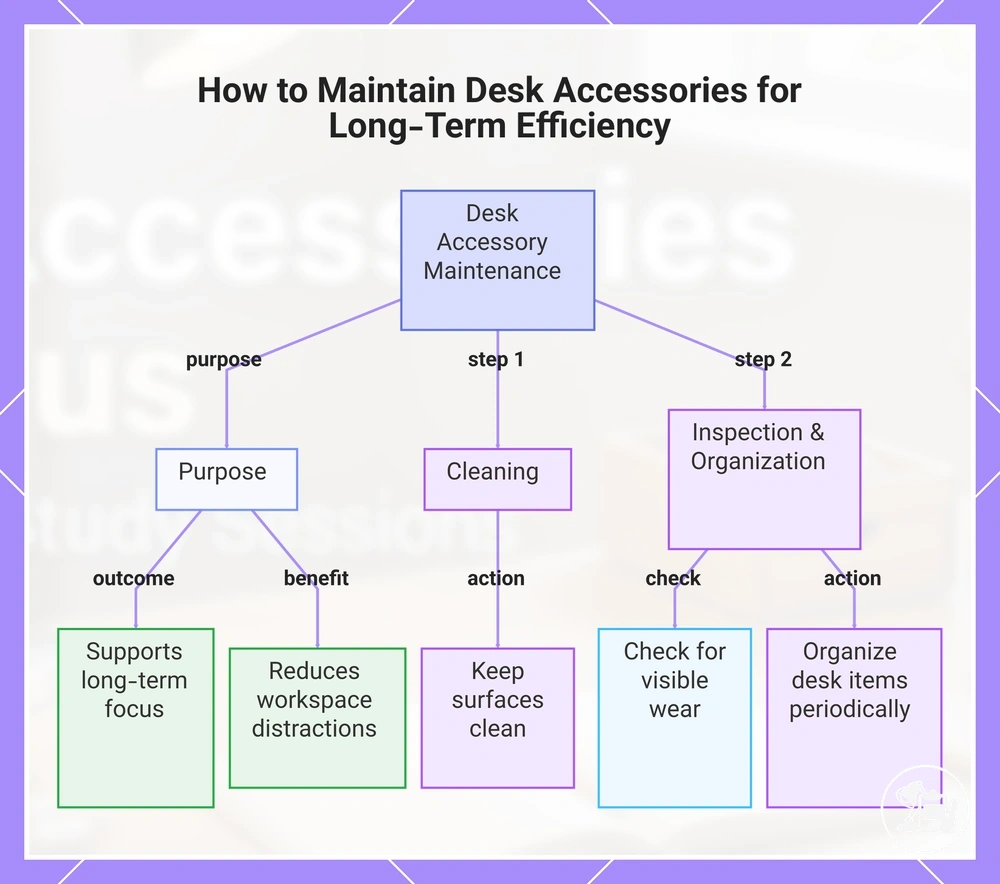 How to Maintain Desk Accessories for Long-Term Efficiency