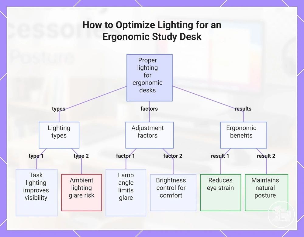 How to Optimize Lighting for an Ergonomic Study Desk