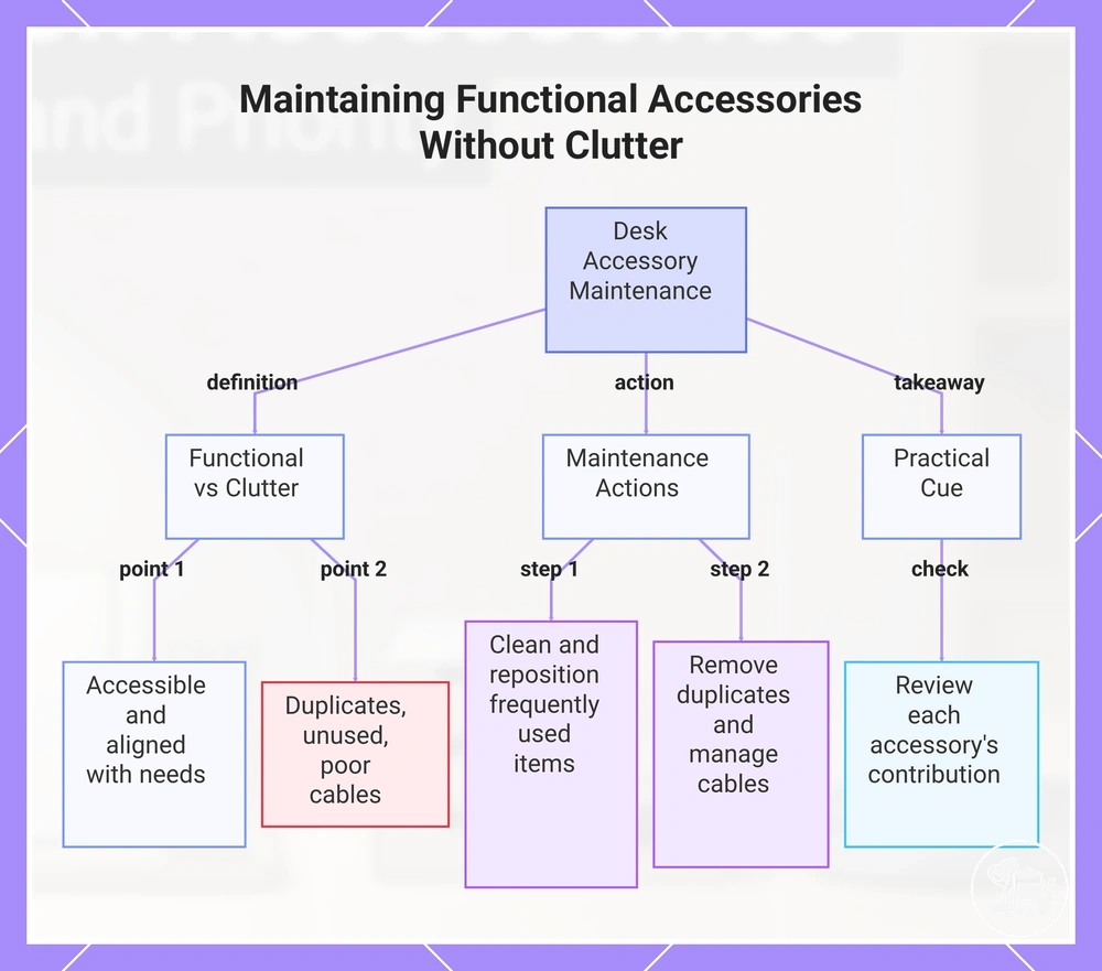 Maintaining Functional Accessories Without Clutter