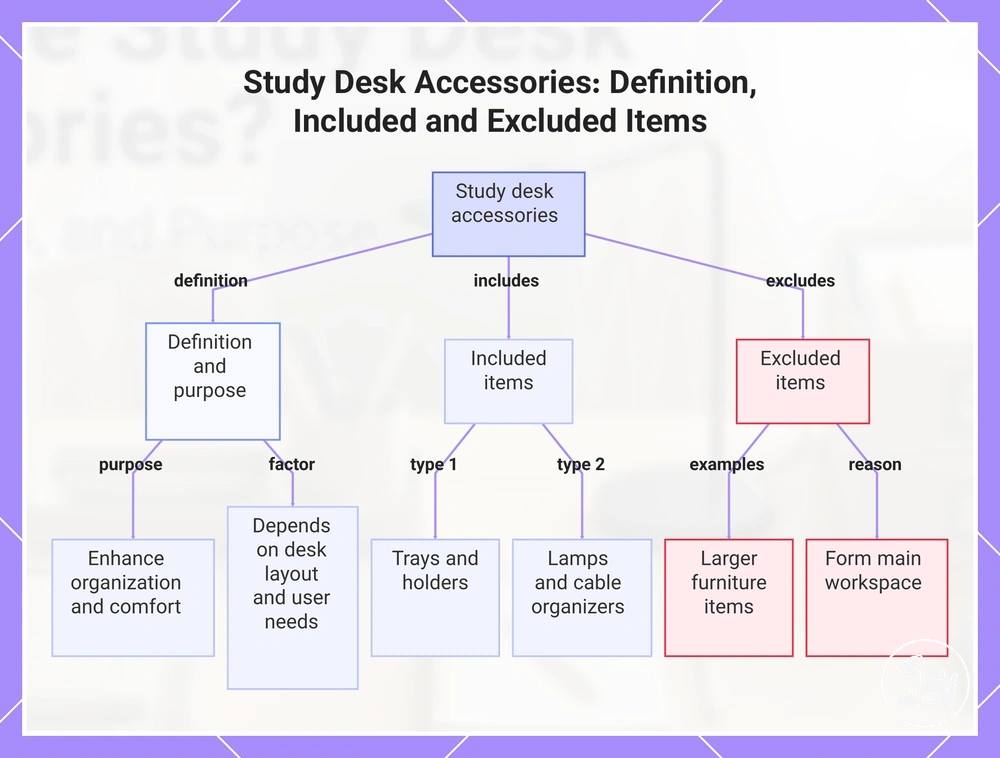 Study Desk Accessories: Definition, Included and Excluded Items