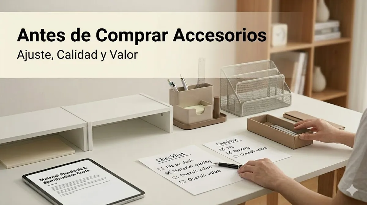 Accesorios para escritorio de estudio revisados por ajuste, calidad y valor antes de elegir
