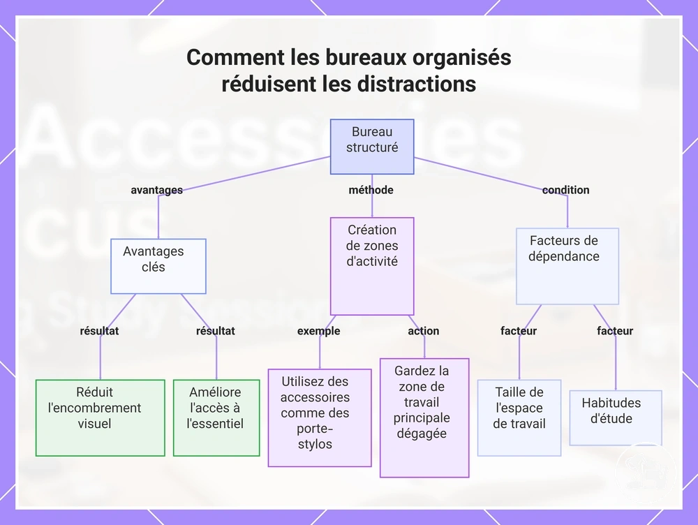 Comment les bureaux organisés réduisent les distractions