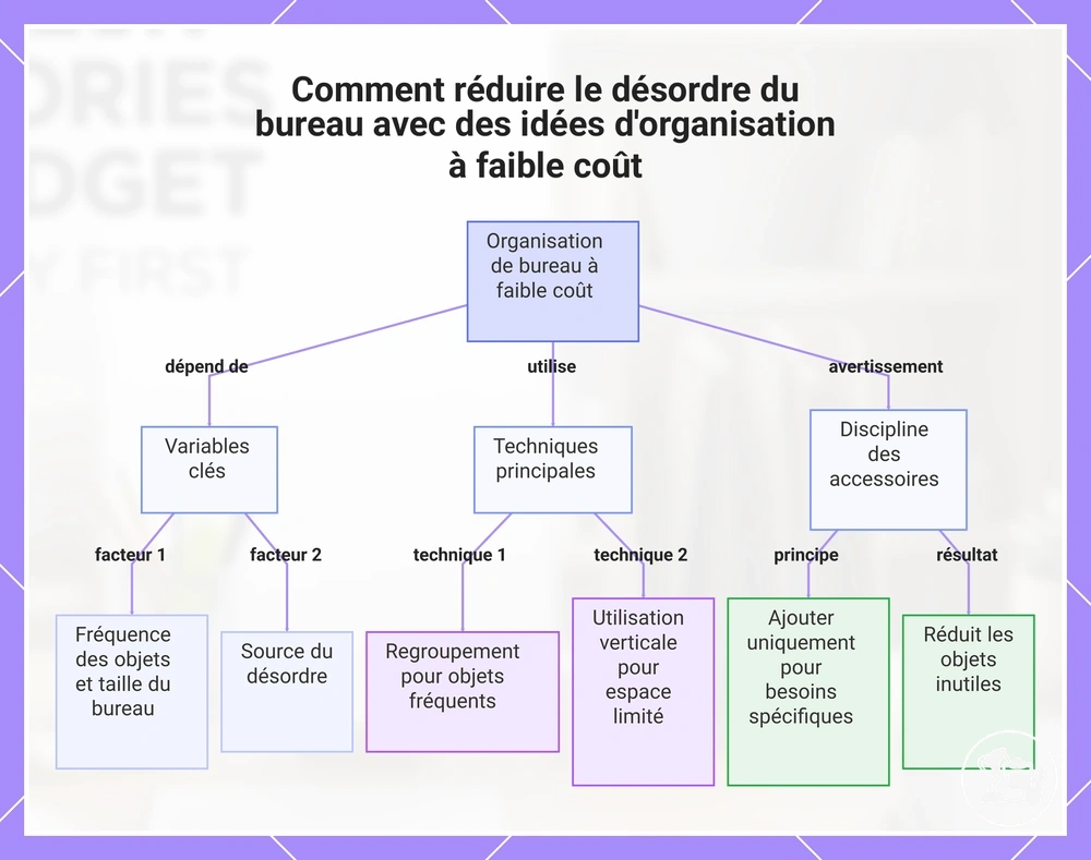 Comment réduire le désordre du bureau avec des idées d'organisation à faible coût