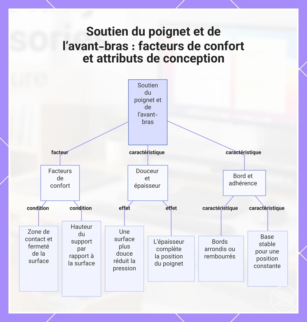 Soutien du poignet et de l’avant-bras : facteurs de confort et attributs de conception