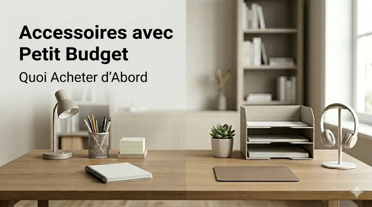 Accessoires abordables pour bureau d’étude rangés par priorité de premier achat
