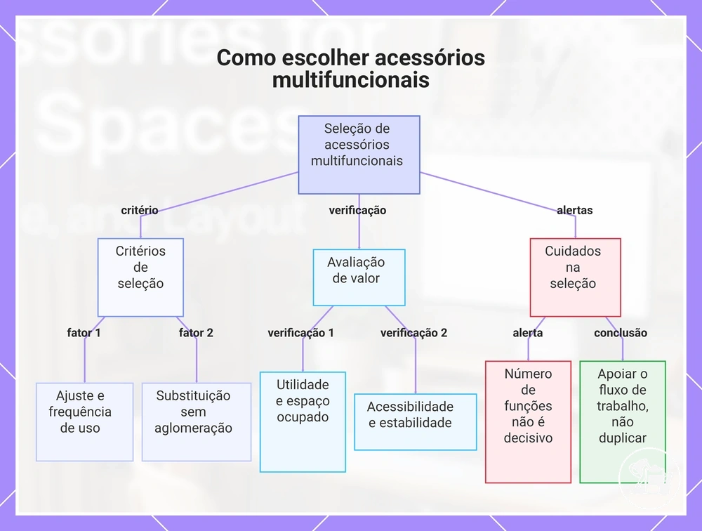 Como escolher acessórios multifuncionais