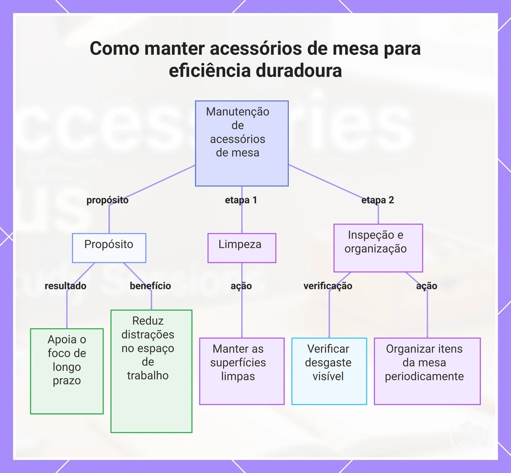 Como manter acessórios de mesa para eficiência duradoura