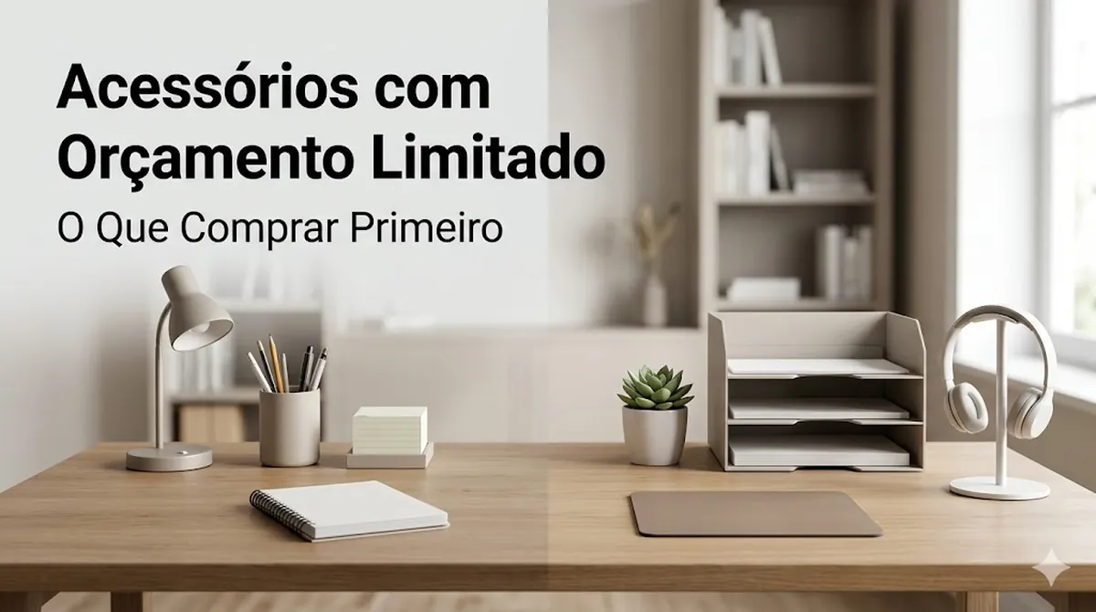 Acessórios econômicos para mesa de estudos organizados por prioridade de compra