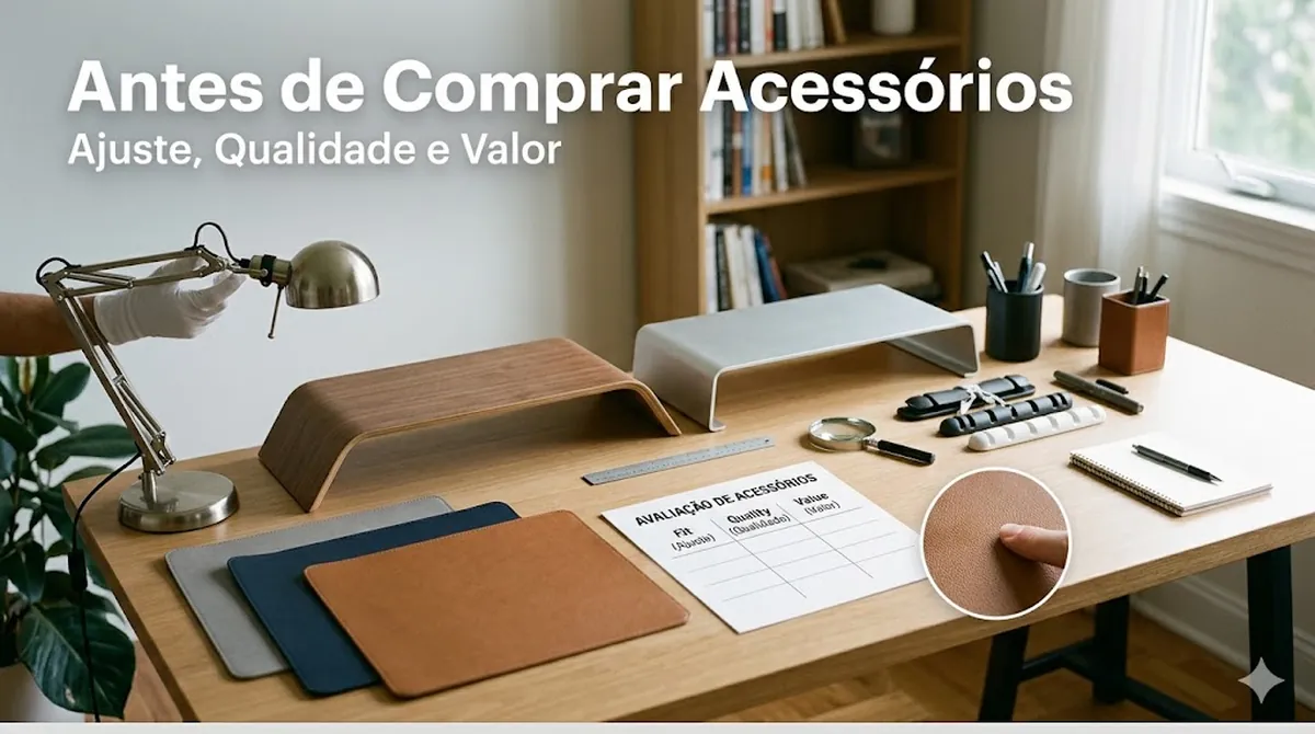 Acessórios para mesa de estudos avaliados por ajuste, qualidade e valor antes da escolha