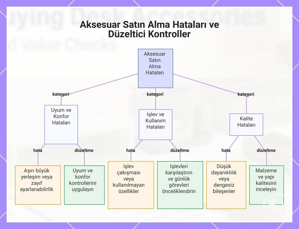 Aksesuar Satın Alma Hataları ve Düzeltici Kontroller