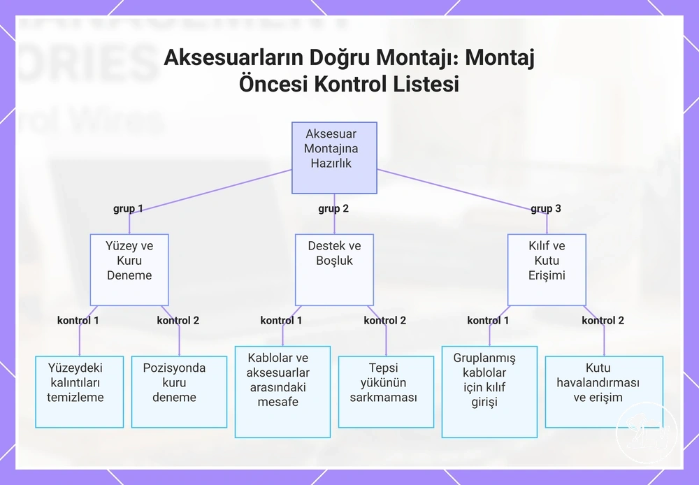 Aksesuarların Doğru Montajı: Montaj Öncesi Kontrol Listesi
