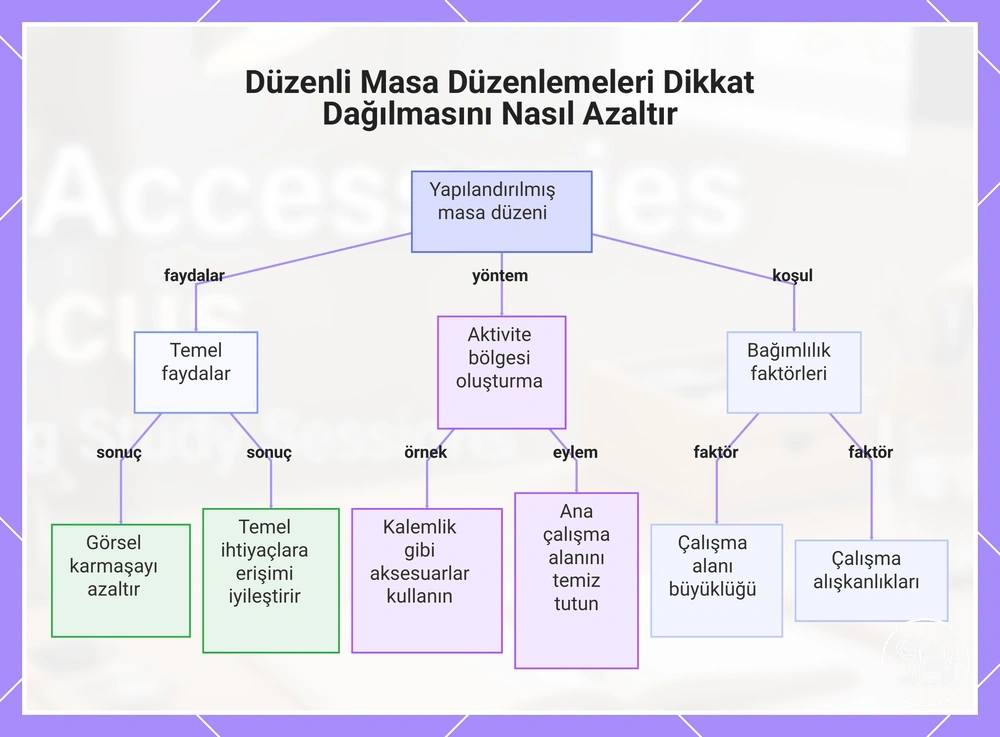 Düzenli Masa Düzenlemeleri Dikkat Dağılmasını Nasıl Azaltır