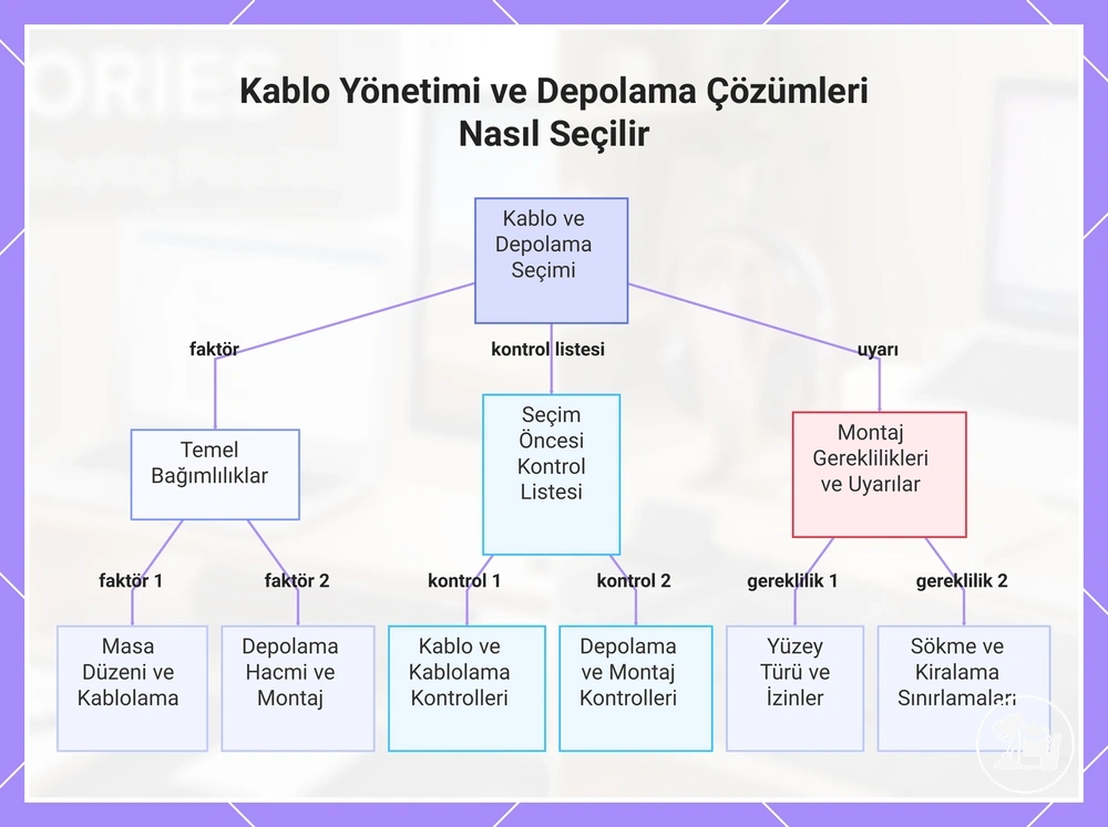 Kablo Yönetimi ve Depolama Çözümleri Nasıl Seçilir