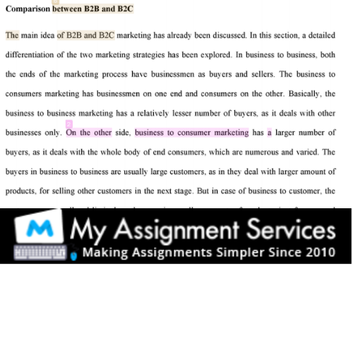essay examples business